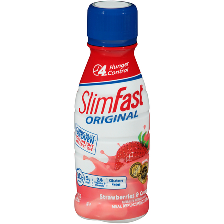 SLIMFAST Slimfast Original RTD Strawberries N' Cream Shake 11 oz., PK24 78006